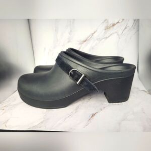 Crocs Safety Shoes Clogs Slip Resistant Nurse Teacher Waitress Chef Black Size 9